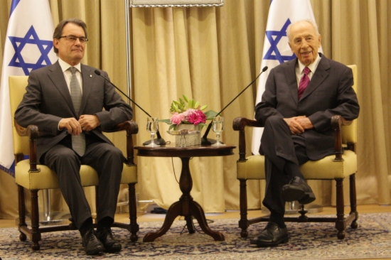 El separatista Artur Mas viajó a Israel en 2013 ante de iniciar su política anti-española